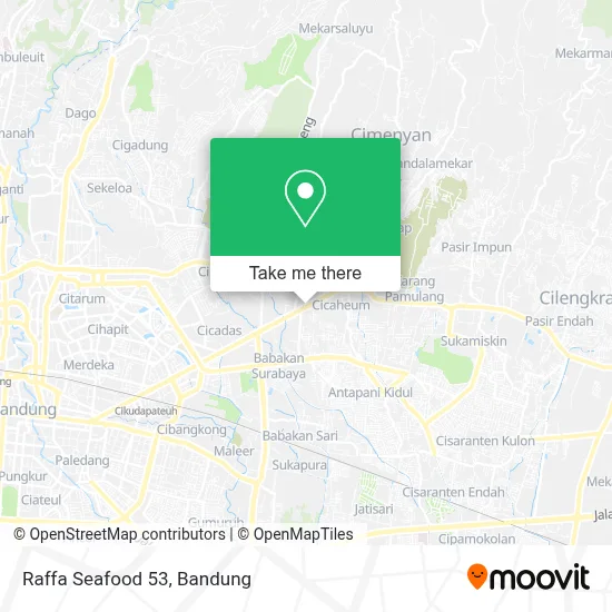 Raffa Seafood 53 map
