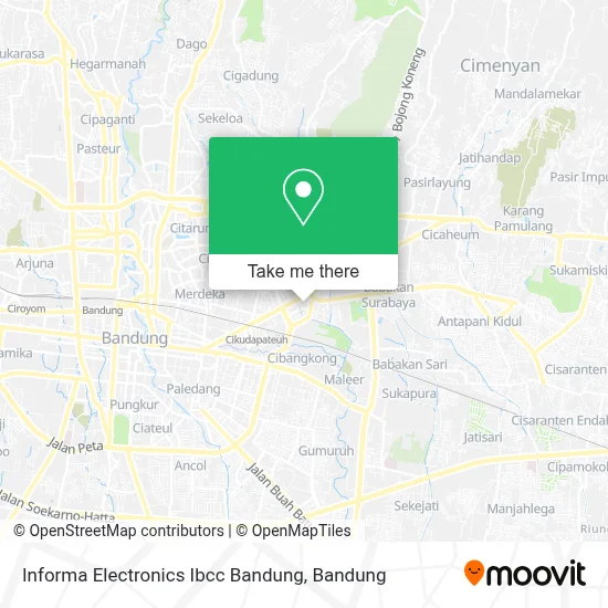 Informa Electronics Ibcc Bandung map