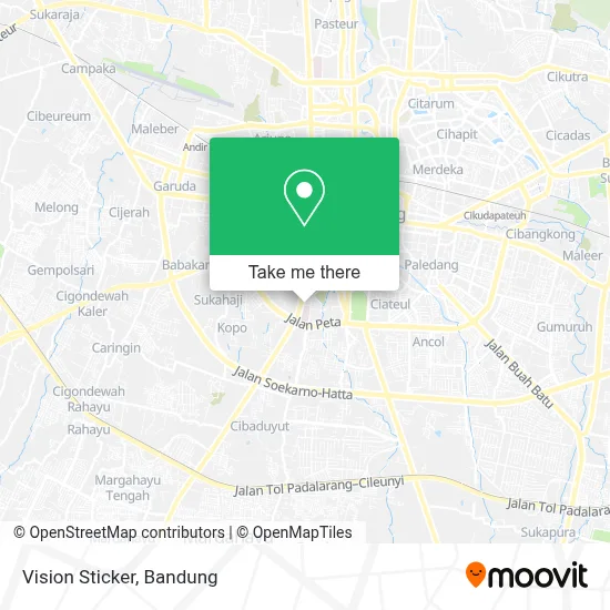 Vision Sticker map