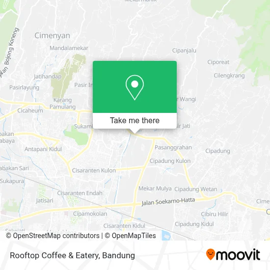 Rooftop Coffee & Eatery map