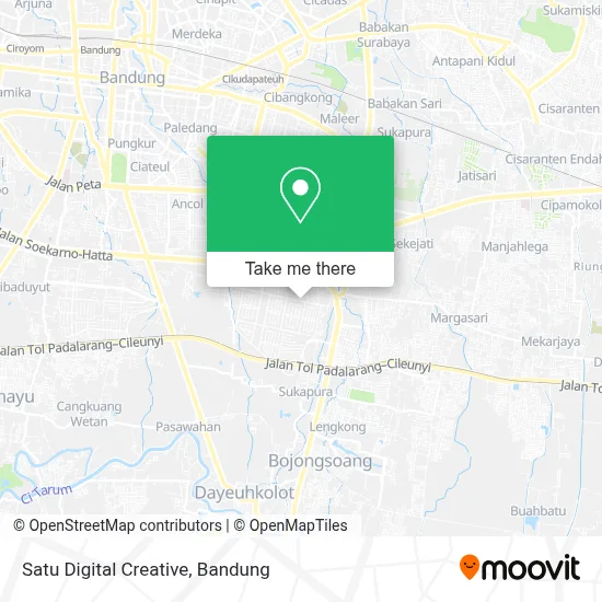 Satu Digital Creative map