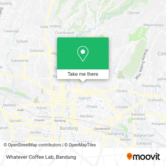 Whatever Coffee Lab map