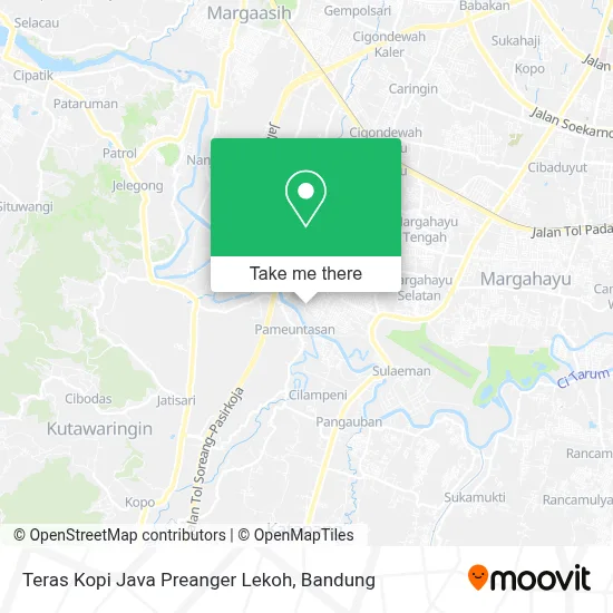 Teras Kopi Java Preanger Lekoh map