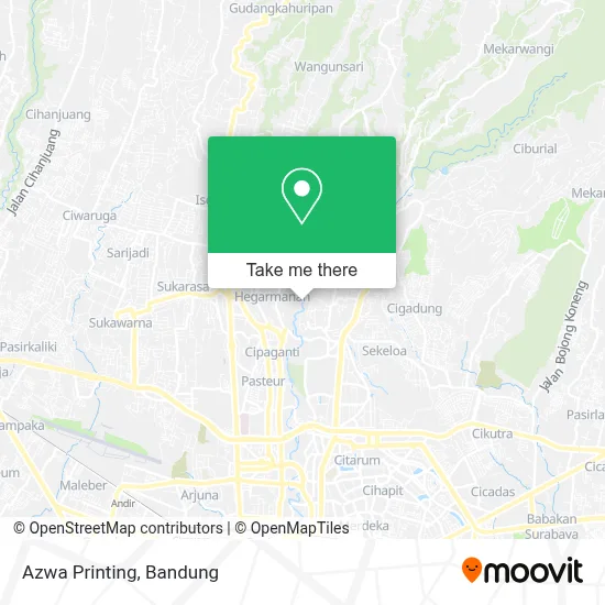 Azwa Printing map