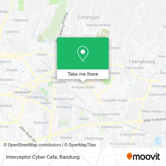Interceptor Cyber Cafe map