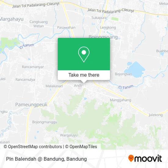 Pln Balendah @ Bandung map