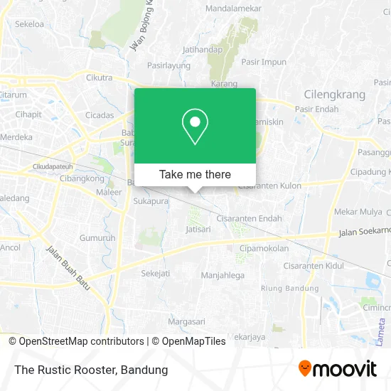 The Rustic Rooster map