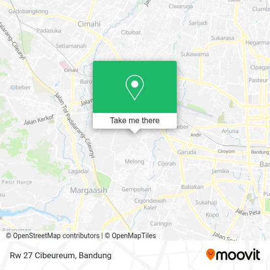 Rw 27 Cibeureum map