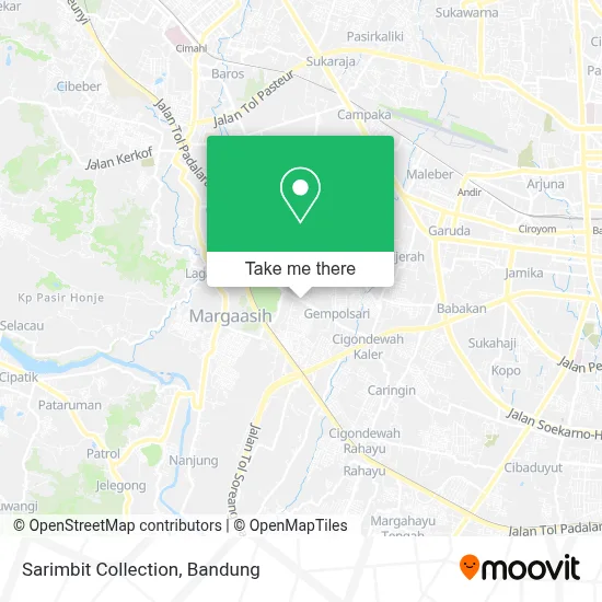 Sarimbit Collection map