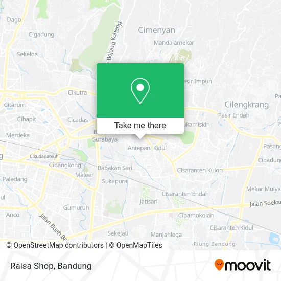 Raisa Shop map