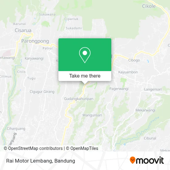 Rai Motor Lembang map
