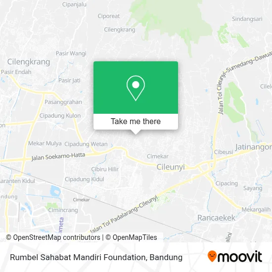 Rumbel Sahabat Mandiri Foundation map
