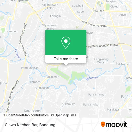 Claws Kitchen Bar map
