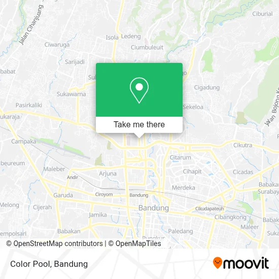 Color Pool map