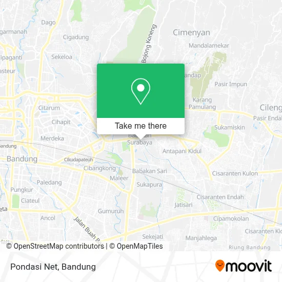 Pondasi Net map