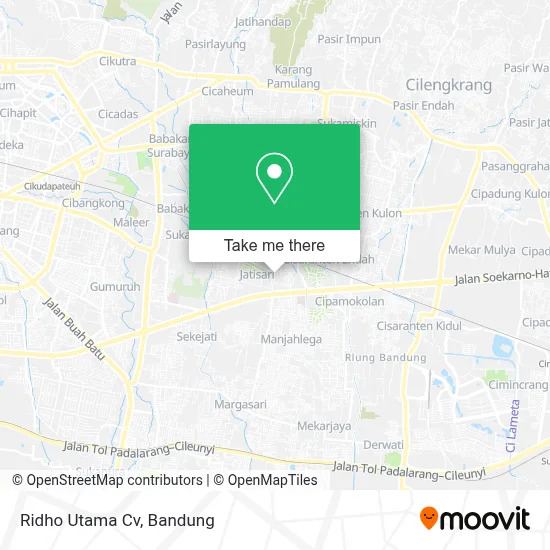 Ridho Utama Cv map