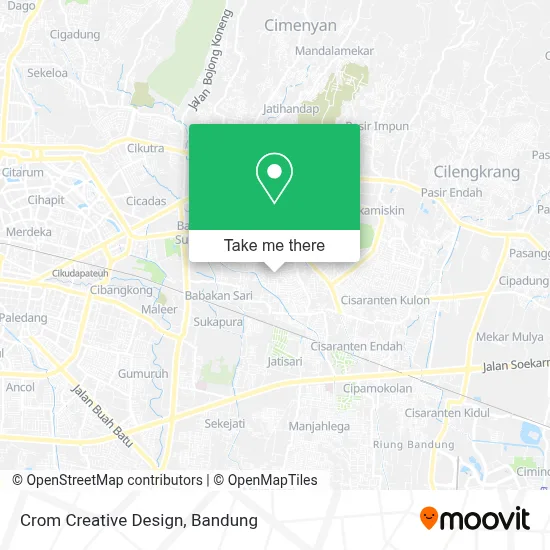 Crom Creative Design map