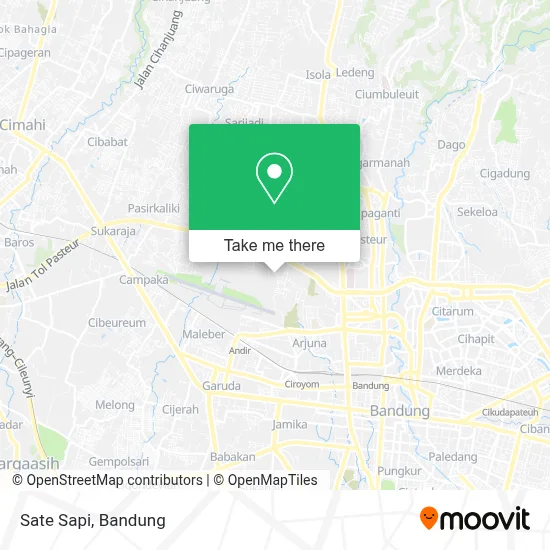 Sate Sapi map