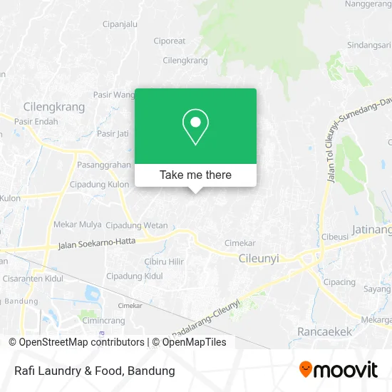 Rafi Laundry & Food map
