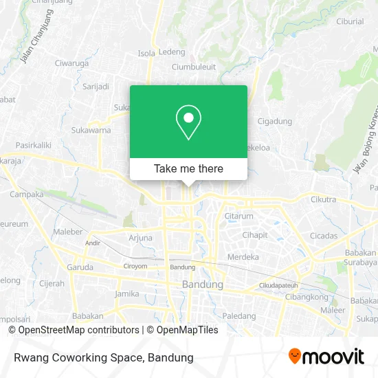 Rwang Coworking Space map