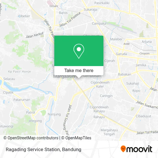 Ragading Service Station map