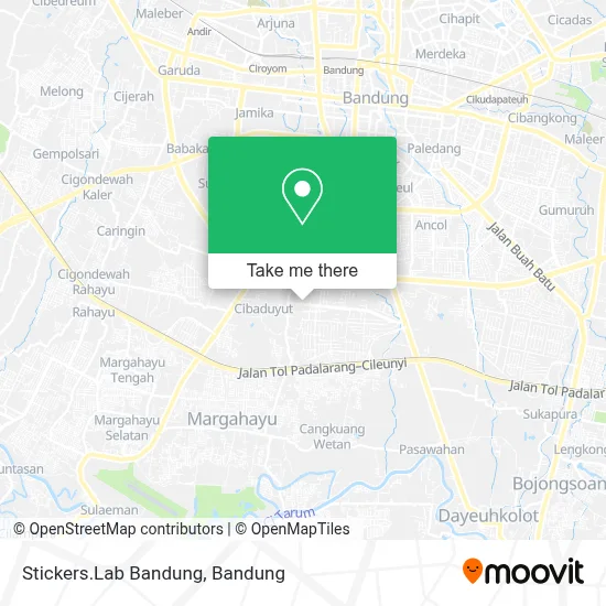Stickers.Lab Bandung map