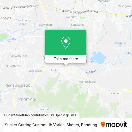 Sticker Cutting Custom Jb Variasi Skotlet map