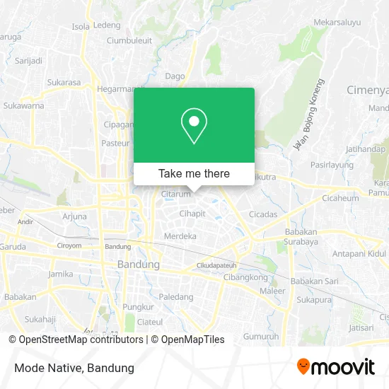 Mode Native map