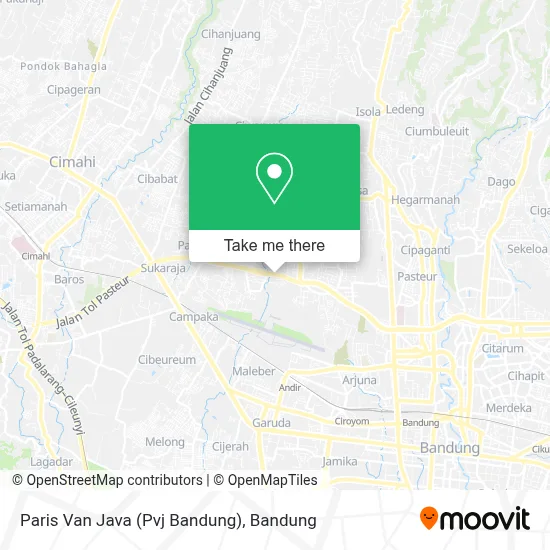 Paris Van Java (Pvj Bandung) map