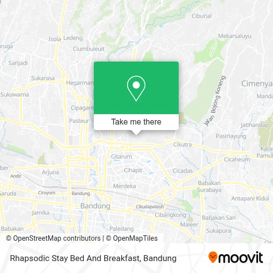 Rhapsodic Stay Bed And Breakfast map