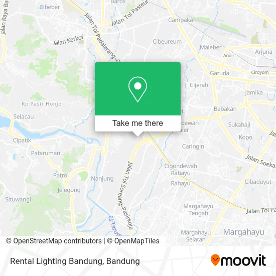 Rental Lighting Bandung map