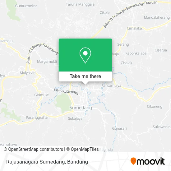 Rajasanagara Sumedang map