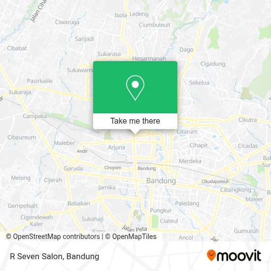 R Seven Salon map