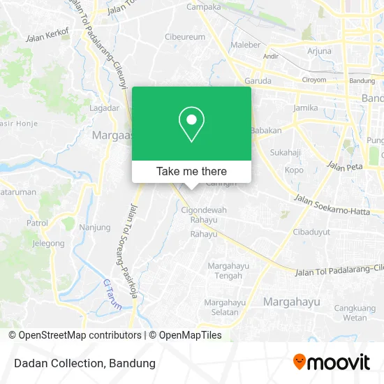 Dadan Collection map