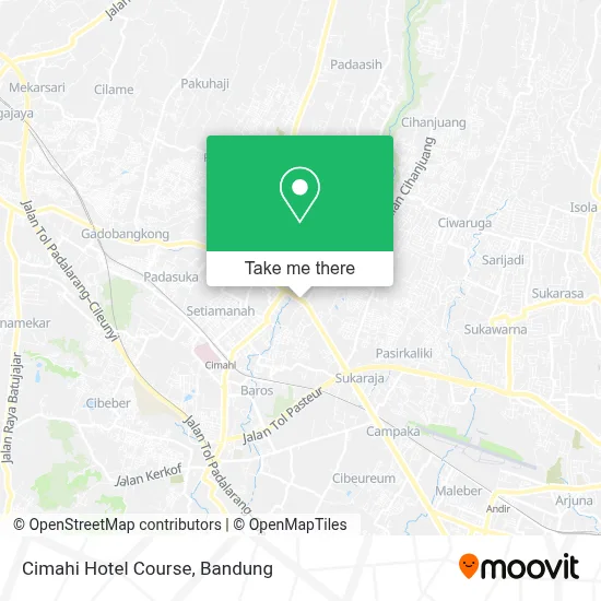 Cimahi Hotel Course map