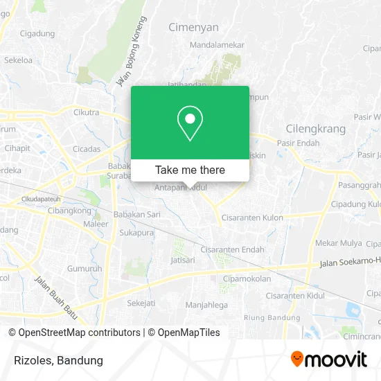 Rizoles map