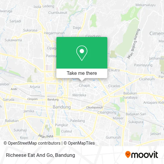 Richeese Eat And Go map