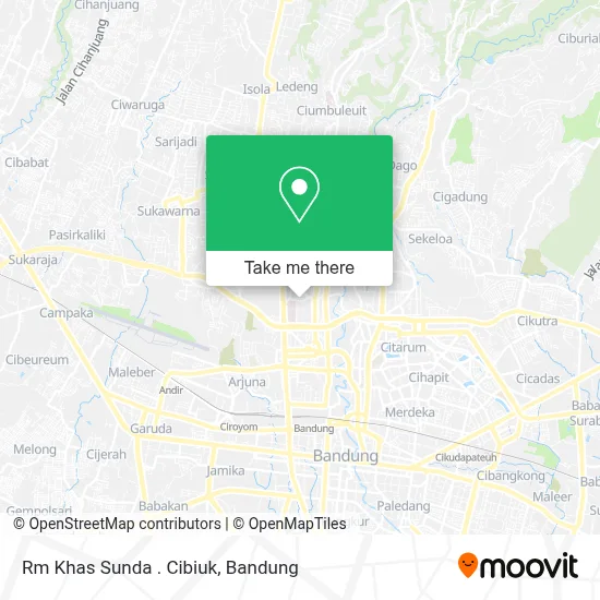 Rm Khas Sunda . Cibiuk map