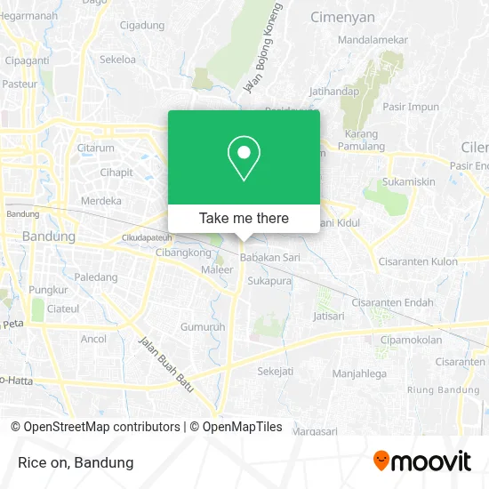 Rice on map