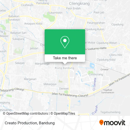 Creato Production map