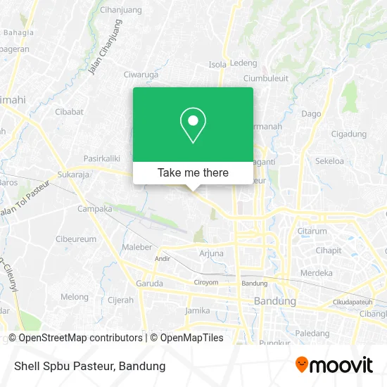 Shell Spbu Pasteur map