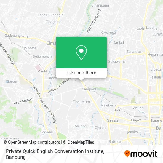 Private Quick English Conversation  Institute map