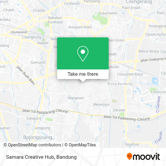Samara Creative Hub map