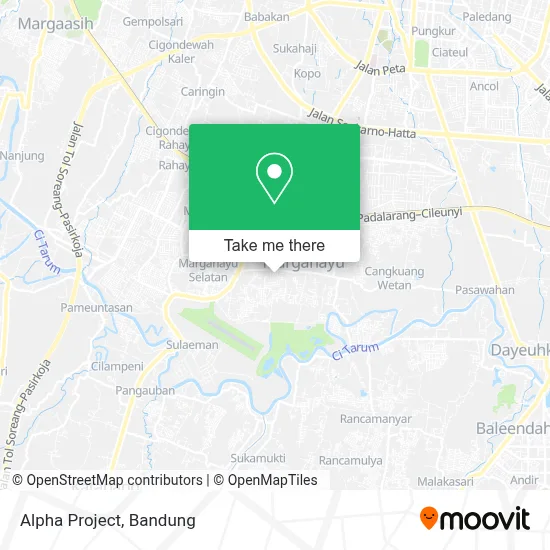Alpha Project map