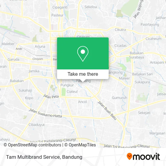 Tam Multibrand Service map