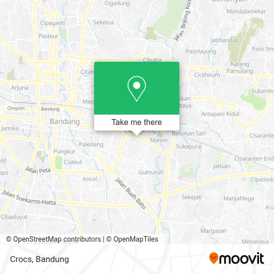 Crocs map