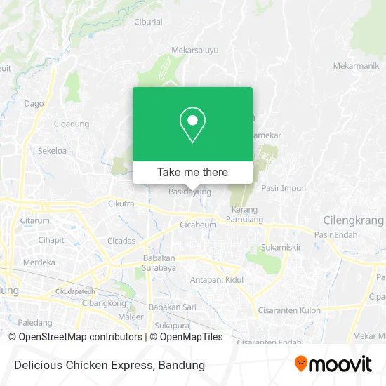 Delicious Chicken Express map