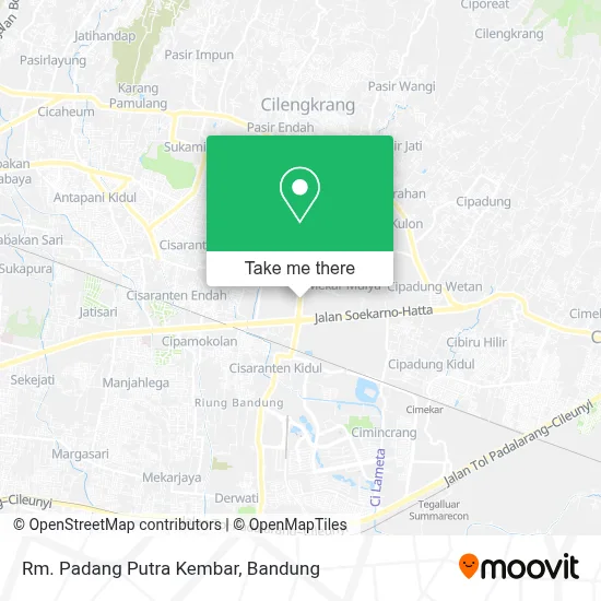 Rm. Padang Putra Kembar map