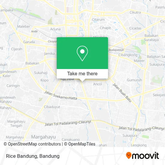 Rice Bandung map