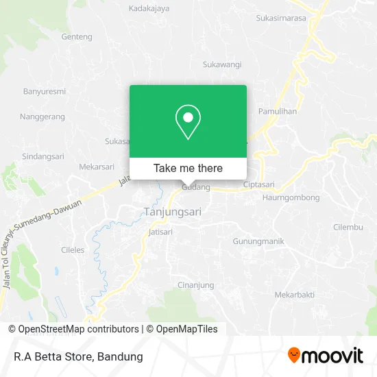 R.A Betta Store map